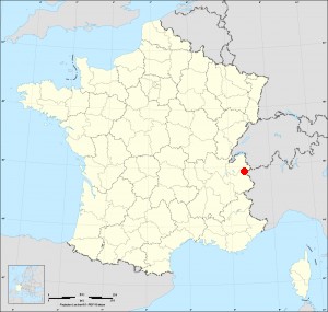 Small administrative base map of Les Contamines-Montjoie